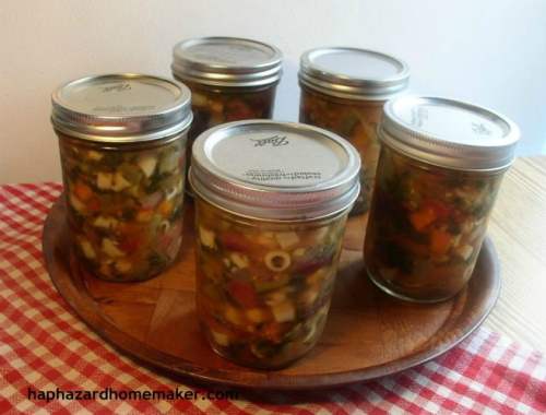 Fat Blasting Italian Soup jars, haphazardhomemaker.com