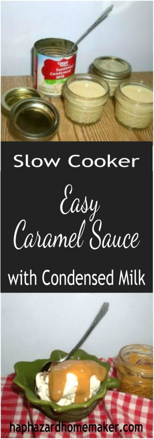 Homemade Easy Caramel Sauce - haphazardhomemaker.com