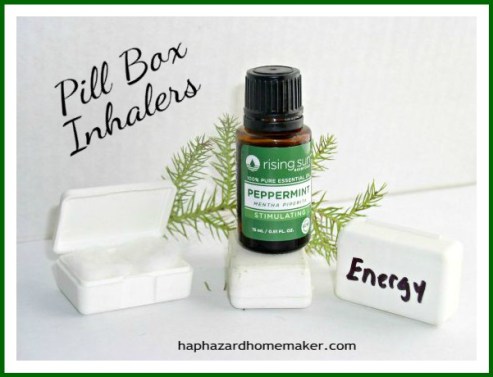 Essential Oil DIY Inhalers Pillbox -haphazardhomemaker.com