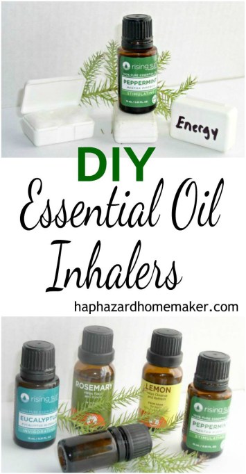 Essential Oil DIY Inhalers Pin-haphazardhomemaker.com