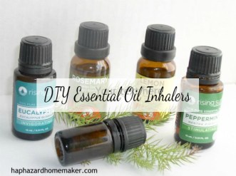Essential Oil Inhalers Bottles - haphazardhomemaker.com