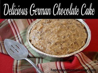 Easy German Chocolate Cake Collage - haphazardhomemaker.com