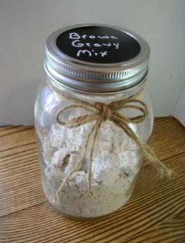 Easy DIY Brown Gravy Mix Labels - haphazardhomemaker.com