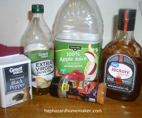 St. Louis-Style BBQ Ribs Ingredients- haphazardhomemaker.com
