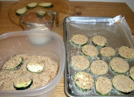 Oven-Baked "Fried" Zucchini Directions