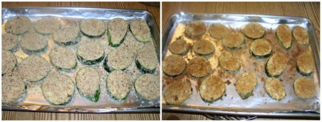 Oven-Baked "Fried" Zucchini Baking