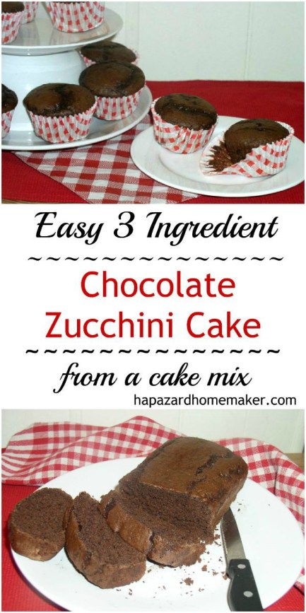 Cake mix Chocolate Zucchini Cake
