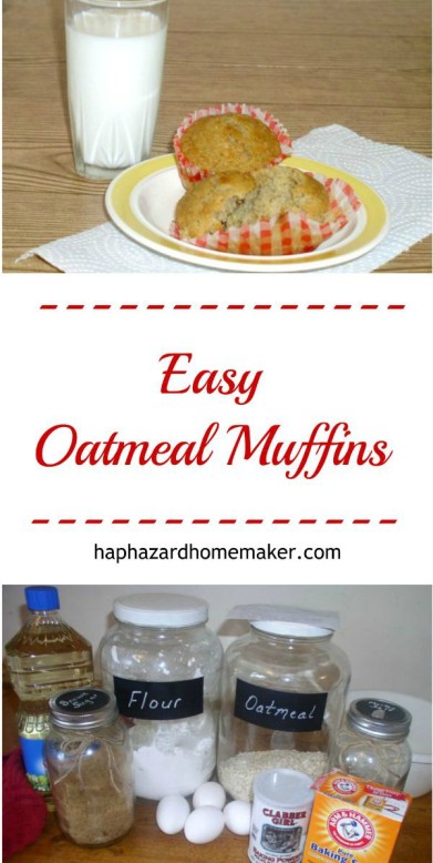 Homemade Oatmeal Muffins