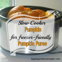 How to Cook Pumpkin in a Slow Cooker -haphazardhomemaker.com