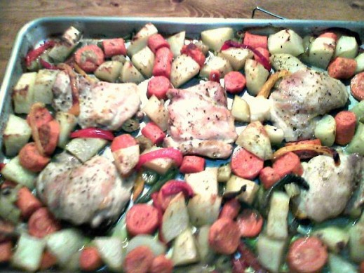 Easy Chicken Sheet Pan Meal