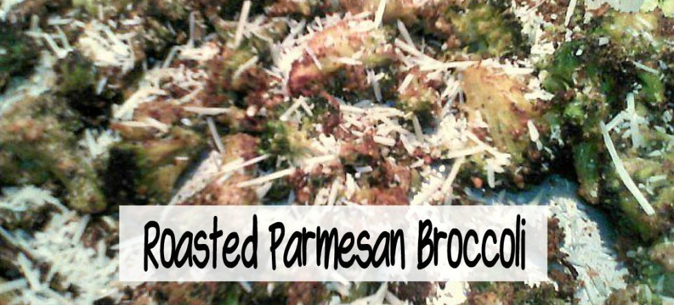 Easy Roasted Garlic Parmesan Broccoli - haphazardhomemaker.com