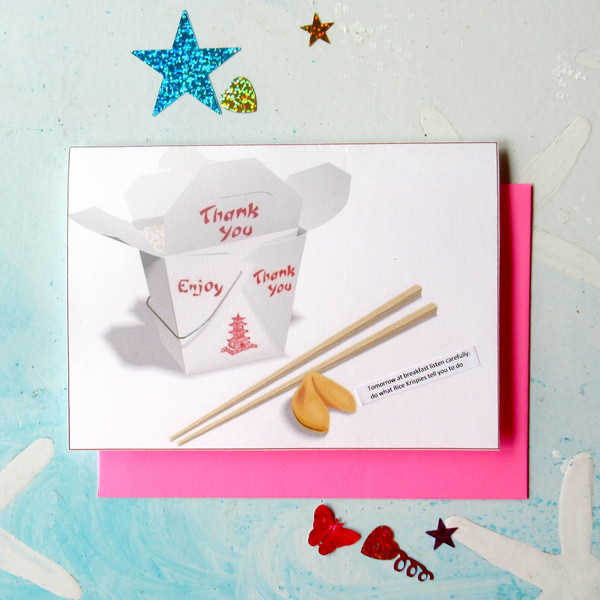 chinese fortune card feature