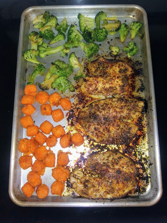 Easy Roasted Chili Lime Tilapia Dinner - haphazardhomemaker.com